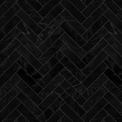 Кварцвиниловый SPC ламинат Invictus Maximus Herringbone Black Marble Noir венгерская елка 743×145×5