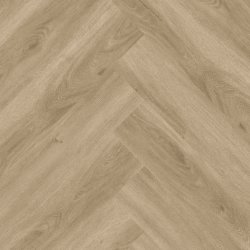 Кварцвиниловый SPC ламинат Invictus Maximus Herringbone Divine Oak Champagne венгерская елка 743×145×5
