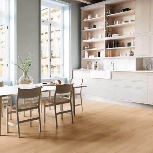 Кварцвиниловый SPC ламинат Invictus Primus Plank Cashmere Oak Sunny 1500×225×4