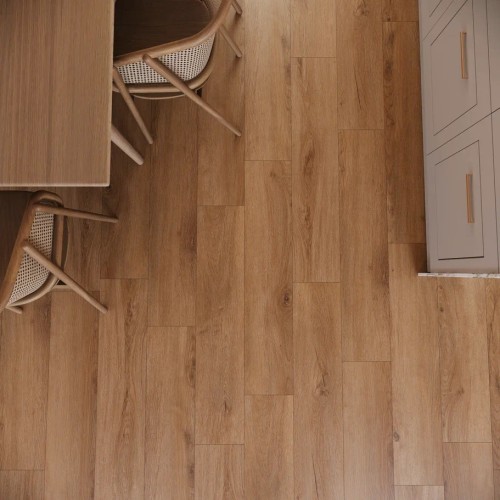 Кварцвиниловый SPC ламинат Invictus Primus Plank Riviera Oak Caramel 1210×177×5