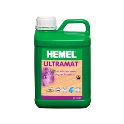 Лак для паркета Hemel Ultramat Бесцветный 5200H ультраматовый 2,5 л