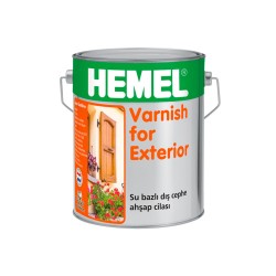 Лак для дерева Hemel Varnish for Exterior Бесцветный 5500H полуматовый 2,5 л