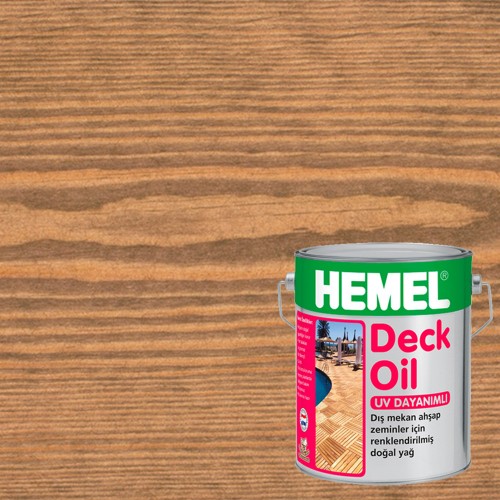 Масло для террас Hemel Deck Oil цвет 3119Н Орех матовое 2,5 л