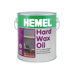 Масло с твердым воском для дерева Hemel Hardwax Oil цвет 3011Н Белый матовое 0,18 л
