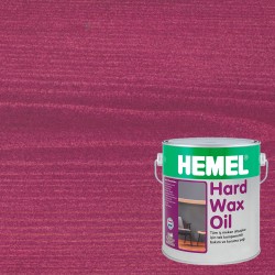 Масло с твердым воском для дерева Hemel Hardwax Oil цвет 3015Н Амарант матовое 0,18 л