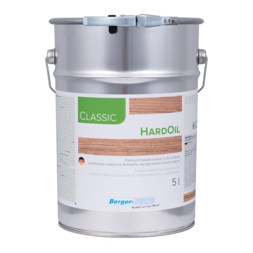 Масло с твердым воском для пола Berger-Seidle Classic HardOil Бесцветное полуматовое 5 л