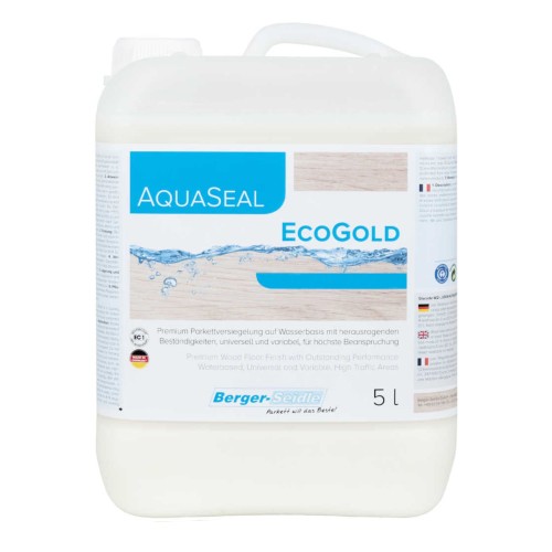 Лак для паркета Berger-Seidle AquaSeal EcoGold матовый 5 л
