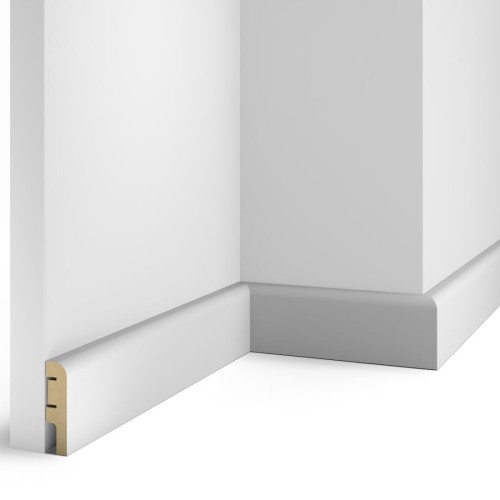 Плинтус МДФ под покраску Cosca Decor AP02 2400×60×16 Плинтус МДФ под покраску Cosca Decor AP02 2400×60×16