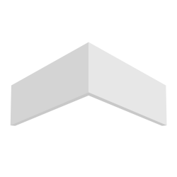 Плинтус под покраску Ultrawood BO 8010 i 2000×80×10