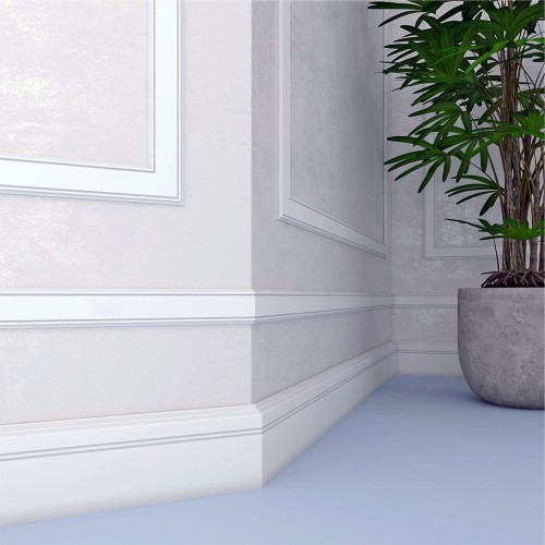 Плинтус под покраску Bello Deco П12 2000×120×20 Плинтус под покраску Bello Deco П12 2000×120×20