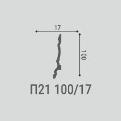 Плинтус под покраску Bello Deco П21 2000×100×17