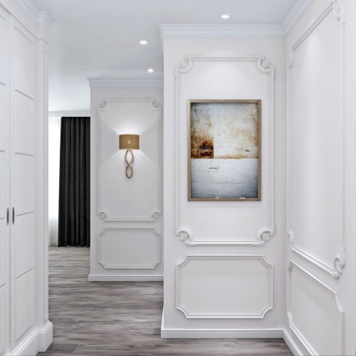Потолочный плинтус под покраску Bello Deco К3 2000×40×100