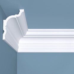 Потолочный плинтус под покраску Bello Deco К10 2000×70×100