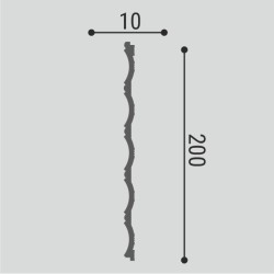 Стеновая панель под покраску Bello Deco СП 04/2 2000×200×10