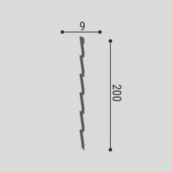 Стеновая панель под покраску Bello Deco СП 05/2 2000×200×9