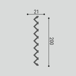 Стеновая панель под покраску Bello Deco СП 11/2.6 2600×200×21