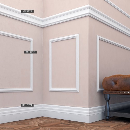 Молдинг под покраску Bello Deco М3 2000×30×12
