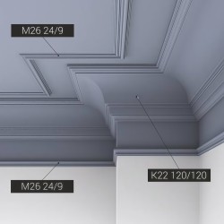 Молдинг под покраску Bello Deco М26 2000×24×9
