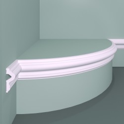 Молдинг под покраску гибкий Bello Deco М10 F 1000×45×17