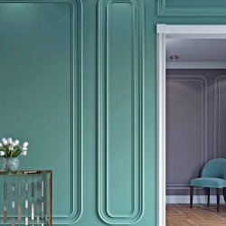 Дверной декор нижний под покраску Bello Deco Б1 250×82×31