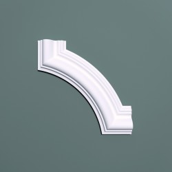 Угловой элемент к молдингу под покраску Bello Deco М10У1 150×150×17