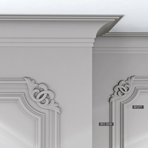 Декор к молдингу под покраску Bello Deco М12У1 133×133×20