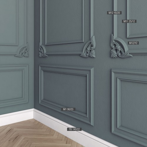 Декор к молдингу под покраску Bello Deco М12У2 225×225×20