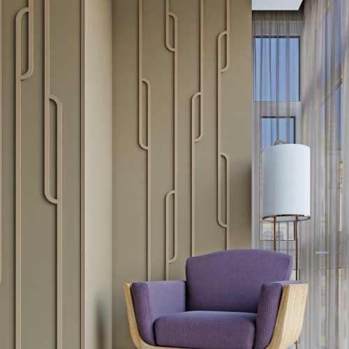 Декор к молдингу под покраску Bello Deco М19У1 60×60×10
