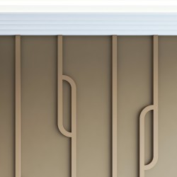 Угловой элемент к молдингу под покраску Bello Deco М19У1 60×60×10