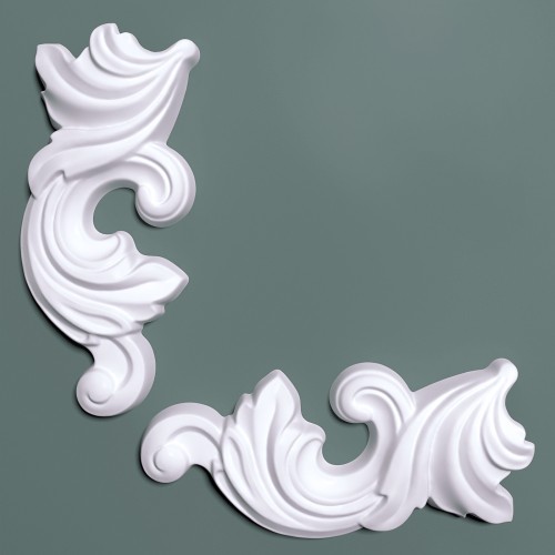 Угловой элемент к молдингу под покраску Bello Deco М10Н1 144×67×17 Угловой элемент к молдингу под покраску Bello Deco М10Н1 144×67×17