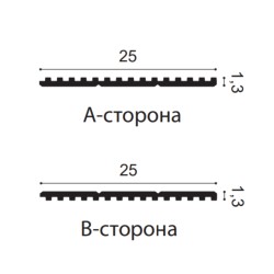 Стеновая панель под покраску Orac Decor Track WX205-3000 3000×250×13