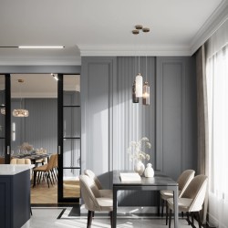 Стеновая панель под покраску Orac Decor Track WX205-3000 3000×250×13