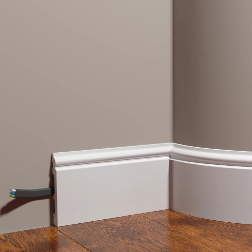 Плинтус под покраску гибкий Decor-Dizayn DD701-E 2000×100×16