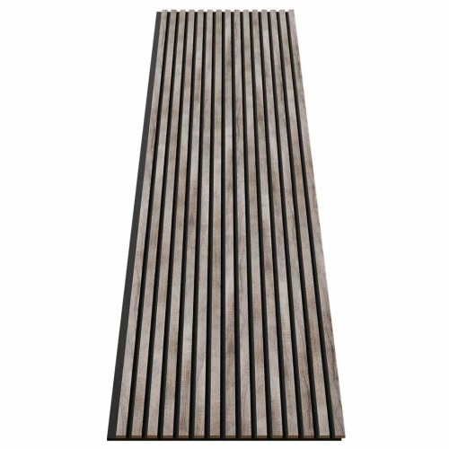 МДФ стеновая панель акустическая Cosca Decor Сканди Дуб Дымчатый черный войлок 2750×600×19 МДФ стеновая панель акустическая Cosca Decor Сканди Дуб Дымчатый черный войлок 2750×600×19