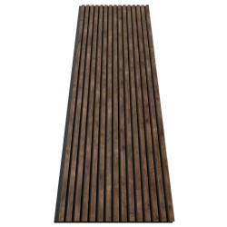 МДФ стеновая панель акустическая Cosca Decor Сканди Дуб Старинный Натуральный черный войлок 2750×600×19