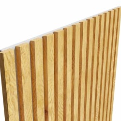 МДФ стеновая панель акустическая Cosca Decor Сканди Дуб Медный серый войлок 2750×600×19