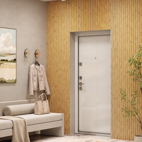 МДФ стеновая панель акустическая Cosca Decor Сканди Дуб Медный серый войлок 2750×600×19 МДФ стеновая панель акустическая Cosca Decor Сканди Дуб Медный серый войлок 2750×600×19