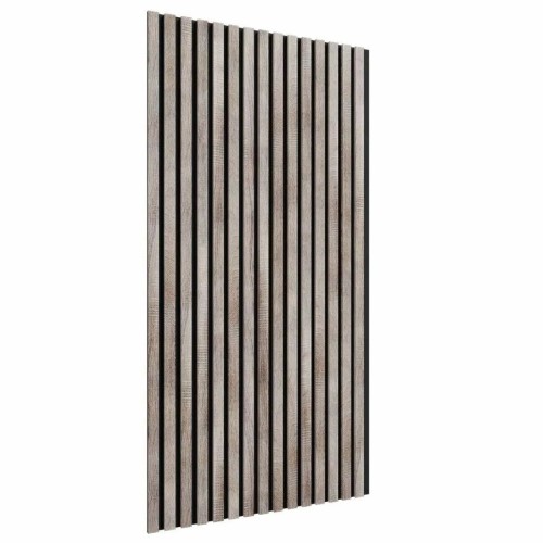 МДФ стеновая панель акустическая Cosca Decor Сканди Дуб Дымчатый черный войлок 1200×600×19 МДФ стеновая панель акустическая Cosca Decor Сканди Дуб Дымчатый черный войлок 1200×600×19