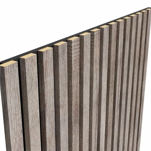 МДФ стеновая панель акустическая Cosca Decor Сканди Дуб Дымчатый черный войлок 1200×600×19 МДФ стеновая панель акустическая Cosca Decor Сканди Дуб Дымчатый черный войлок 1200×600×19