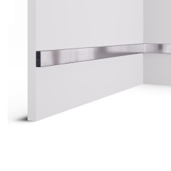 Рейка декоративная Cosca Decor Хром RX010-050 2000×30×10