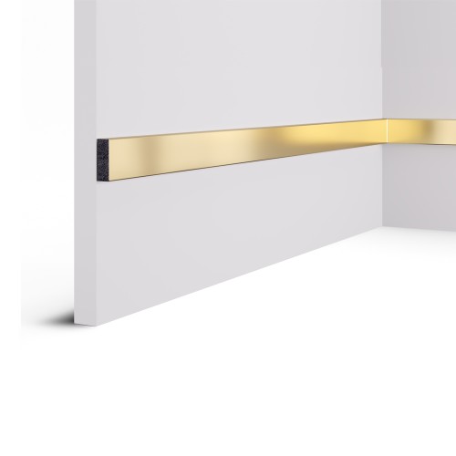 Рейка декоративная Cosca Decor Золото желтое RX010-051 2000×30×10 Рейка декоративная Cosca Decor Золото желтое RX010-051 2000×30×10
