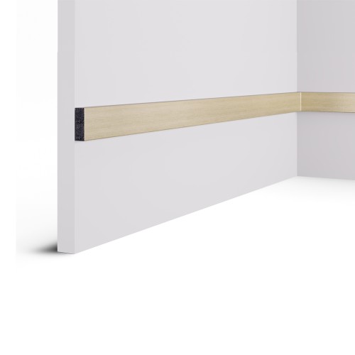 Рейка декоративная Cosca Decor Золото матовое RX010-053 2000×30×10 Рейка декоративная Cosca Decor Золото матовое RX010-053 2000×30×10