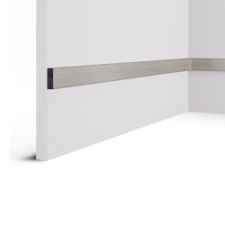 Рейка декоративная Cosca Decor Платина матовая RX010-055 2000×30×10