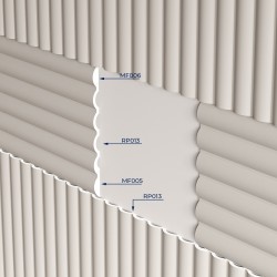 Финишный молдинг под покраску Cosca Decor MF005 2800×46×12