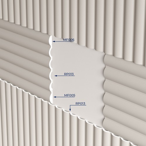 Финишный молдинг под покраску Cosca Decor MF006 2800×35×12