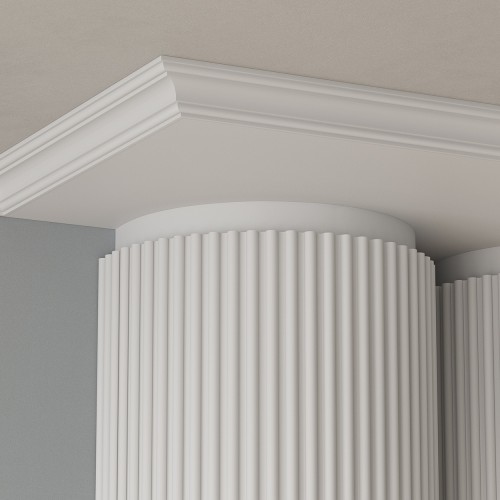 Финишный молдинг под покраску Cosca Decor ZL007 левый 2800×30×23