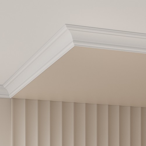 Финишный молдинг под покраску Cosca Decor ZP006 правый 2800×12×12