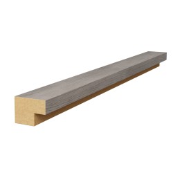 Финишный молдинг Cosca Decor Дуб Старинный Светло-Серый 2750×25×19