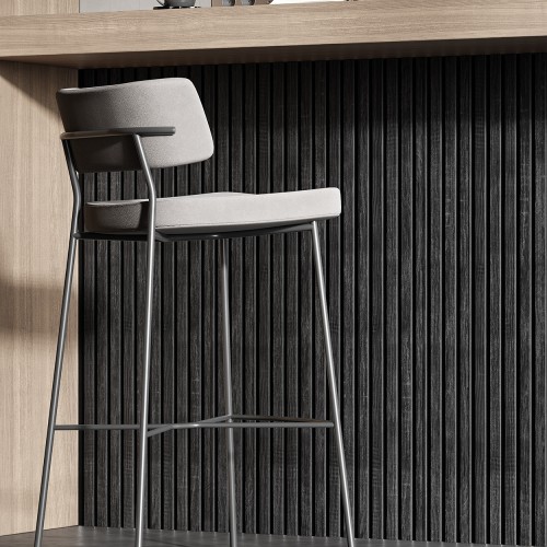 МДФ стеновая панель акустическая Cosca Decor Сканди Дуб Графит черный войлок 1200×600×19 МДФ стеновая панель акустическая Cosca Decor Сканди Дуб Графит черный войлок 1200×600×19