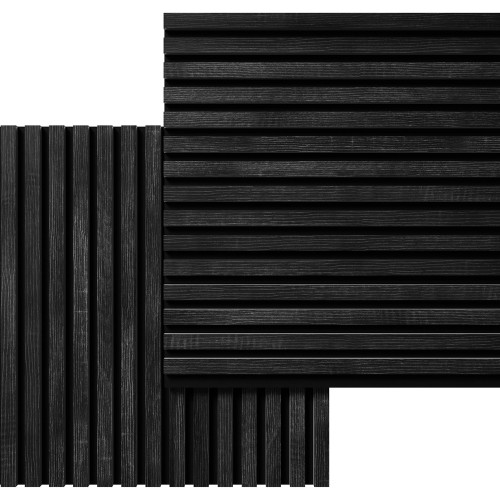 МДФ стеновая панель акустическая Cosca Decor Сканди Дуб Графит черный войлок 600×600×19 МДФ стеновая панель акустическая Cosca Decor Сканди Дуб Графит черный войлок 600×600×19